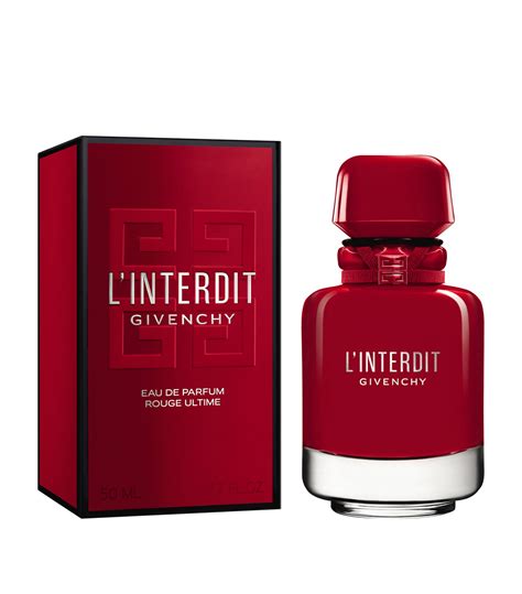 givenchy perfume with a bow|givenchy l'interdit rouge.